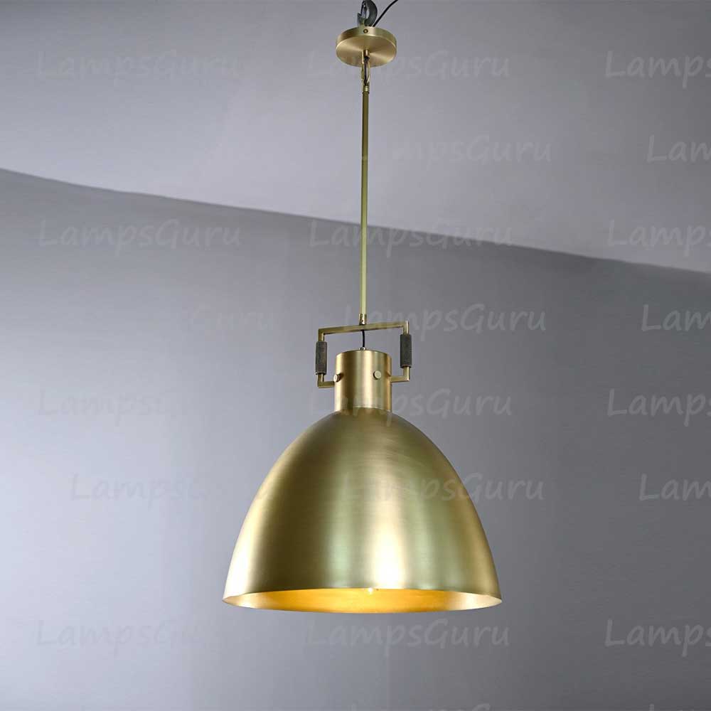 Machinista Metal Cloche Pendant Light