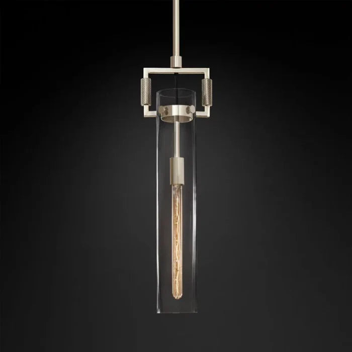 LG Machine Glass Cylinder Pendant