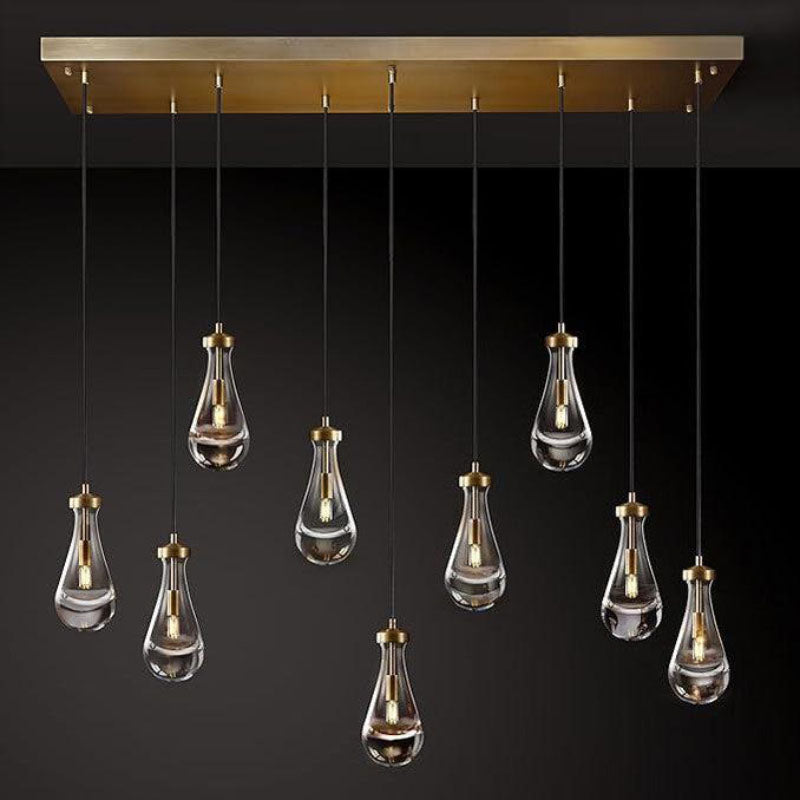 Raindrop Rectangular Chandelier