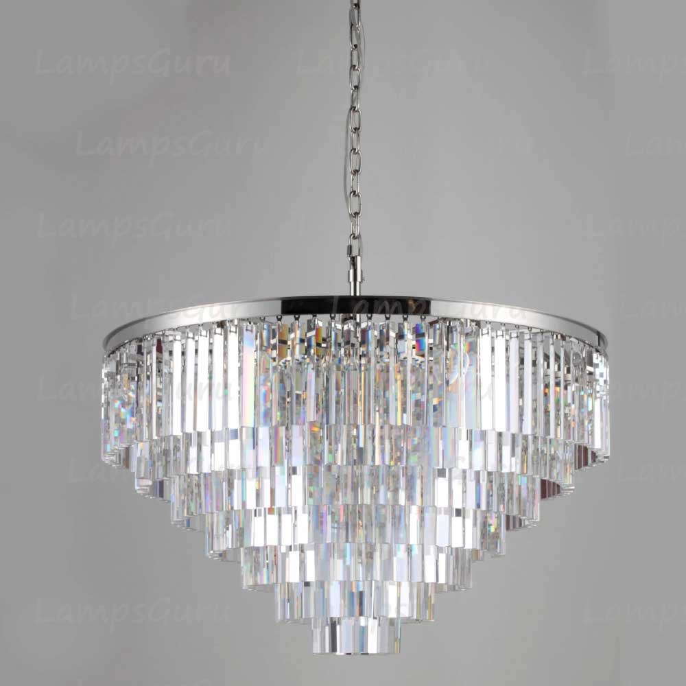 LG Odon Round Chandelier 44"