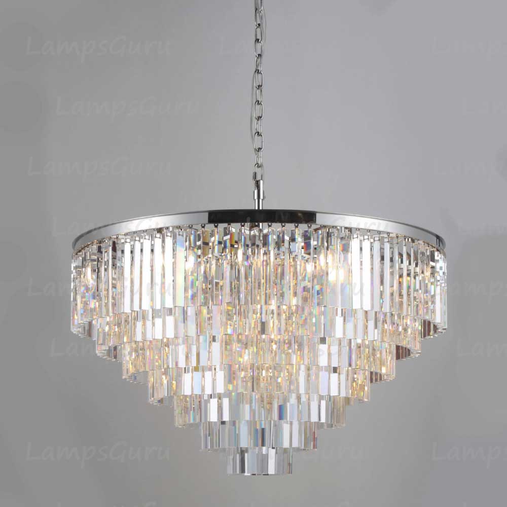 LG Odon Round Chandelier 44"