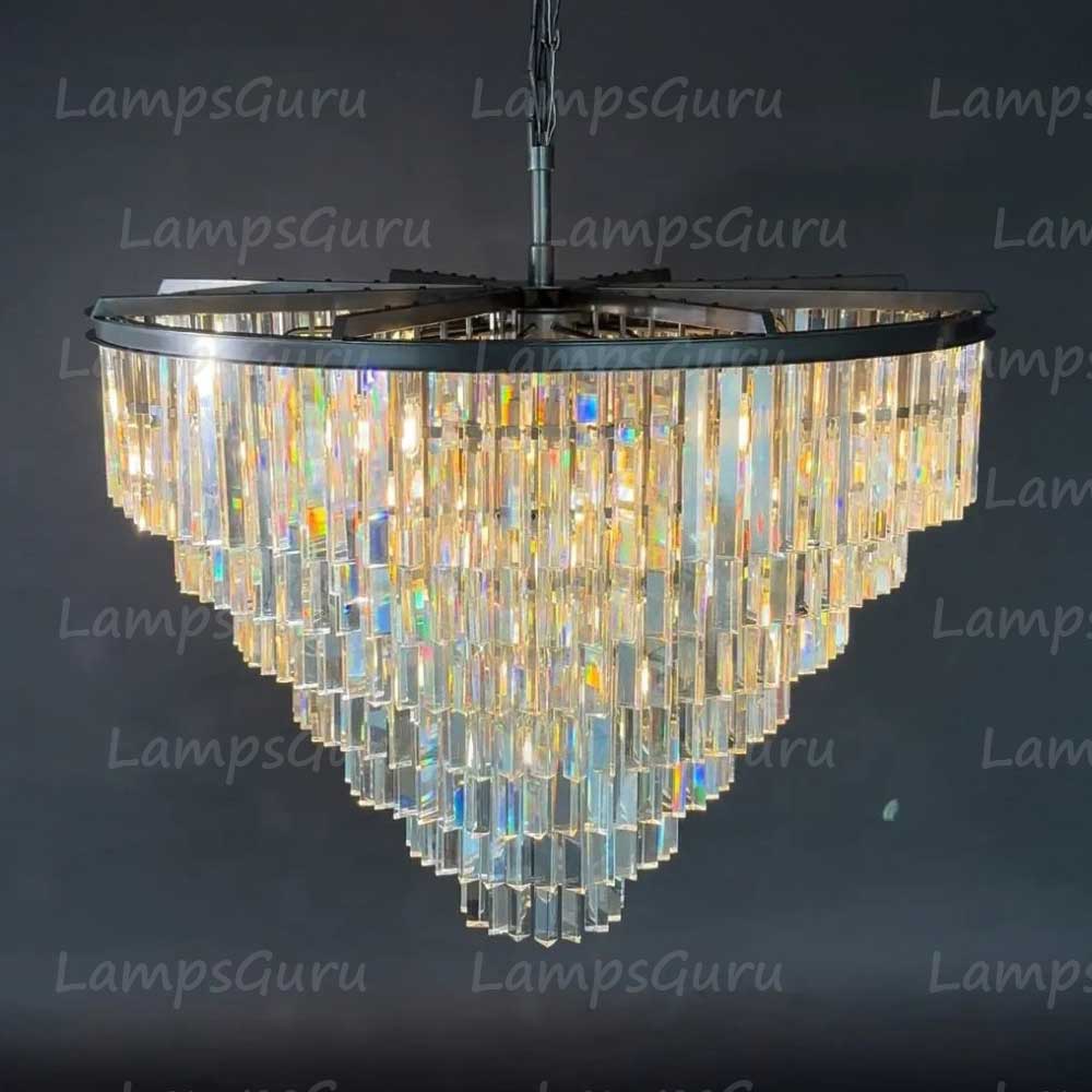LG Odon Round Chandelier 44"