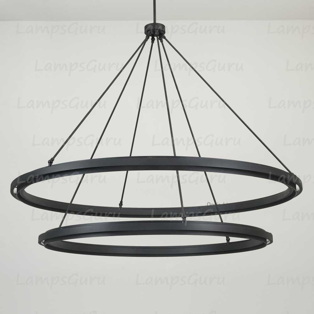 Peraltas Two-Tier Round Chandelier 60"