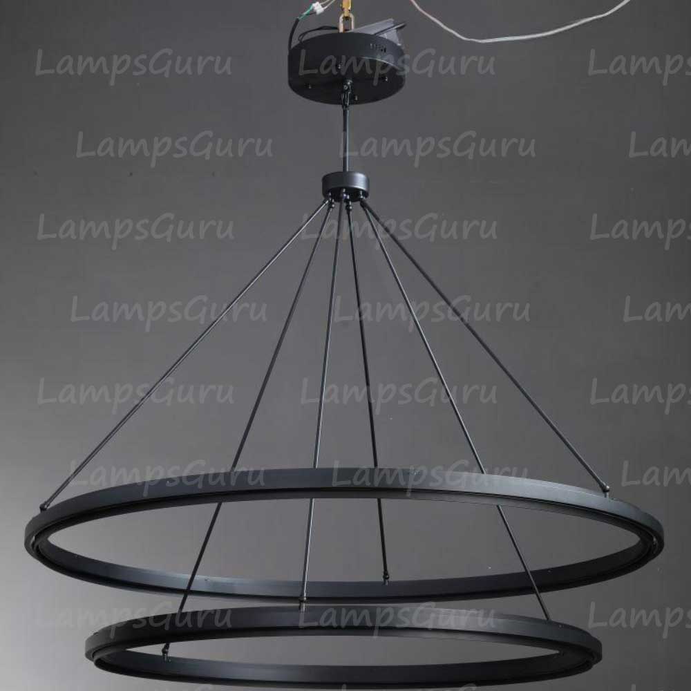 Peraltas Two-Tier Round Chandelier 60"