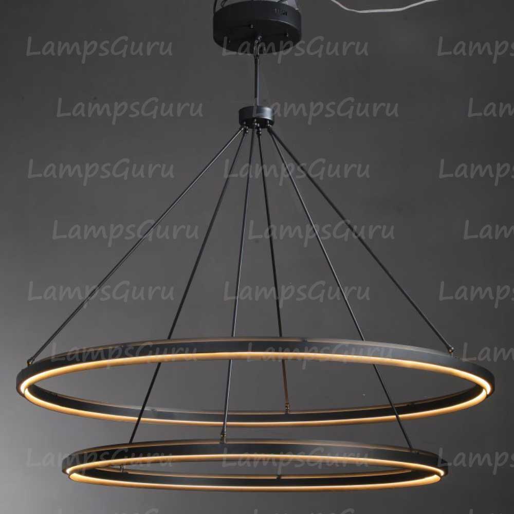 Peraltas Two-Tier Round Chandelier 60"