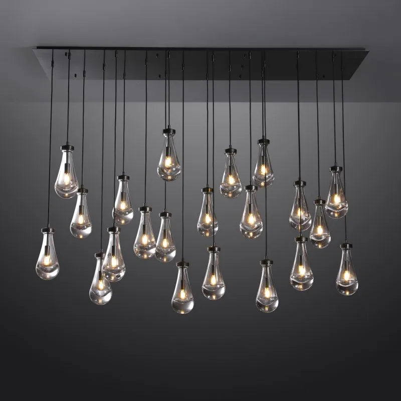 Raindrop Rectangular Chandelier