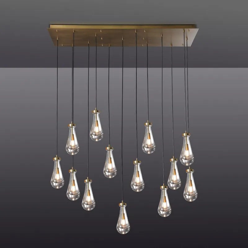 Raindrop Rectangular Chandelier