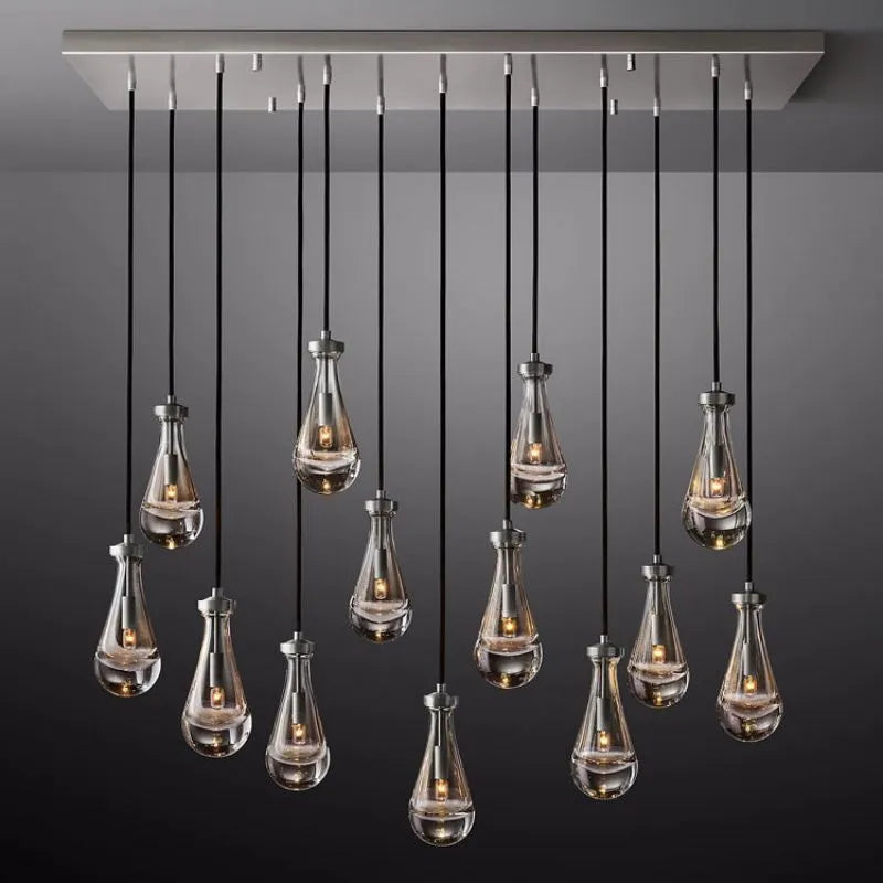 Raindrop Rectangular Chandelier
