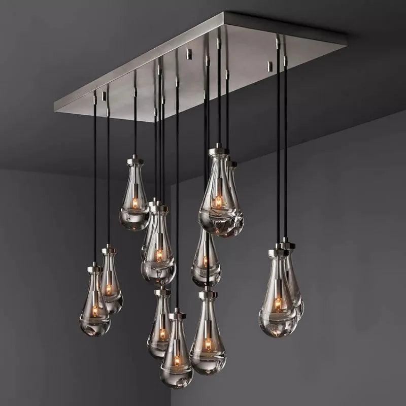 Raindrop Rectangular Chandelier