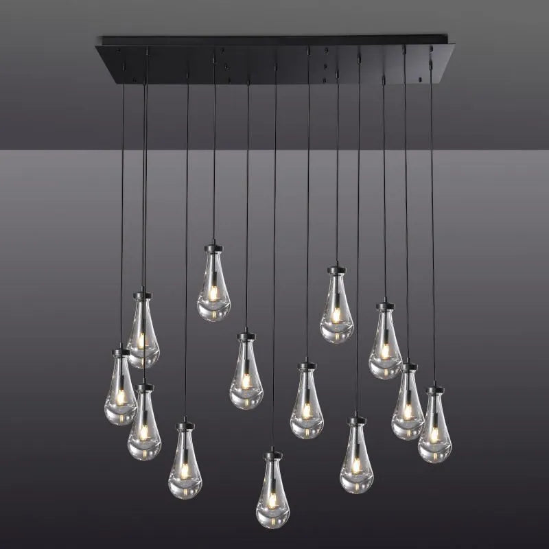 Raindrop Rectangular Chandelier