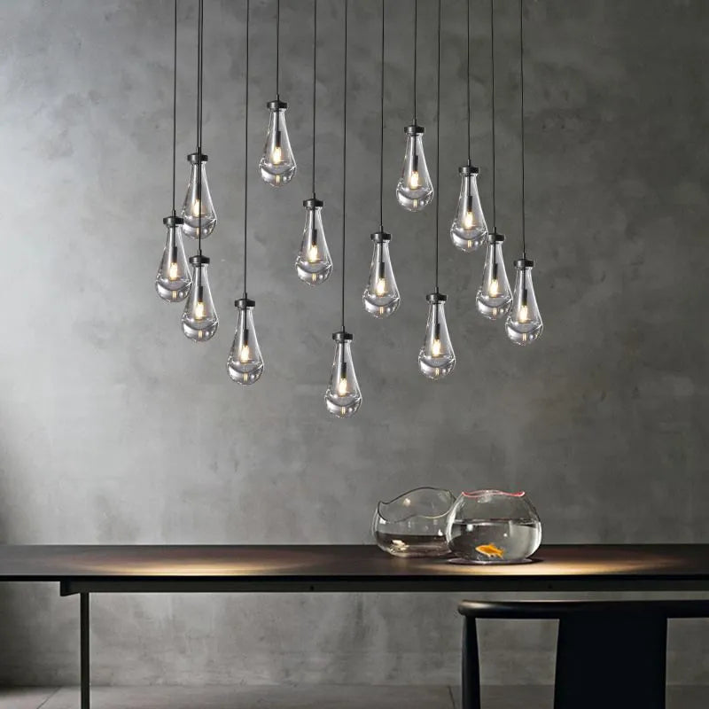 Raindrop Rectangular Chandelier