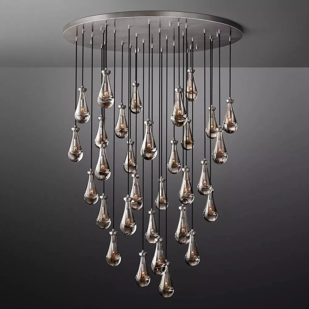 Raindrop Round Chandelier