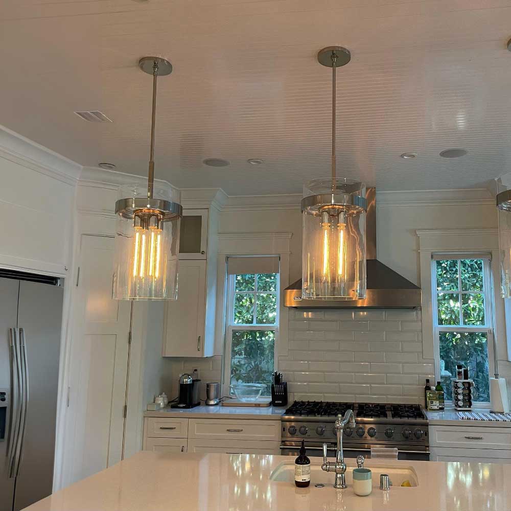 LG Ravale Clear Glass Pendant