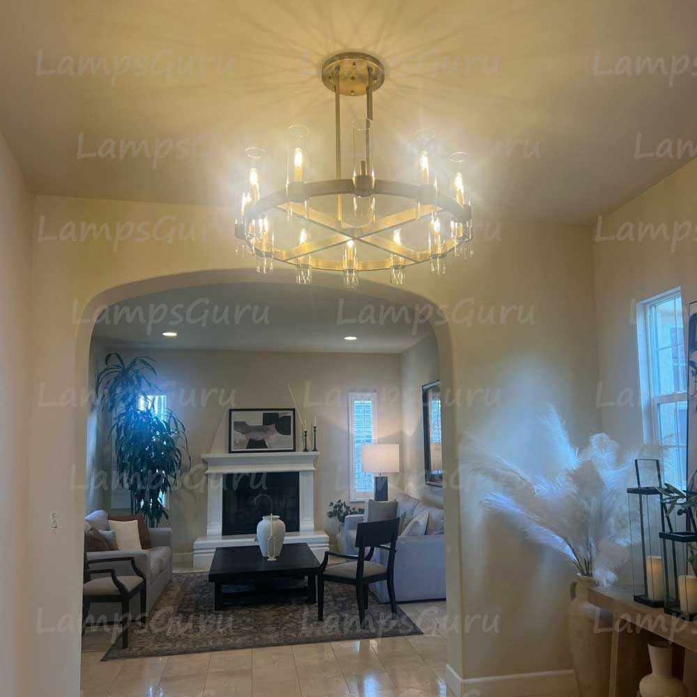 Ravelley Round Chandelier 36"