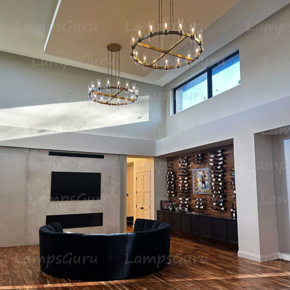 Ravelley Round Chandelier 48"