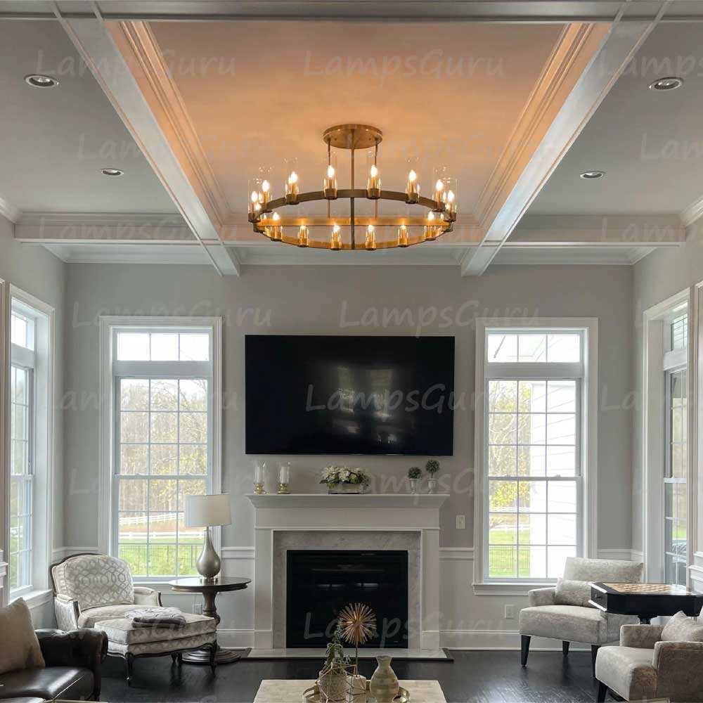 Ravelley Round Chandelier 48"