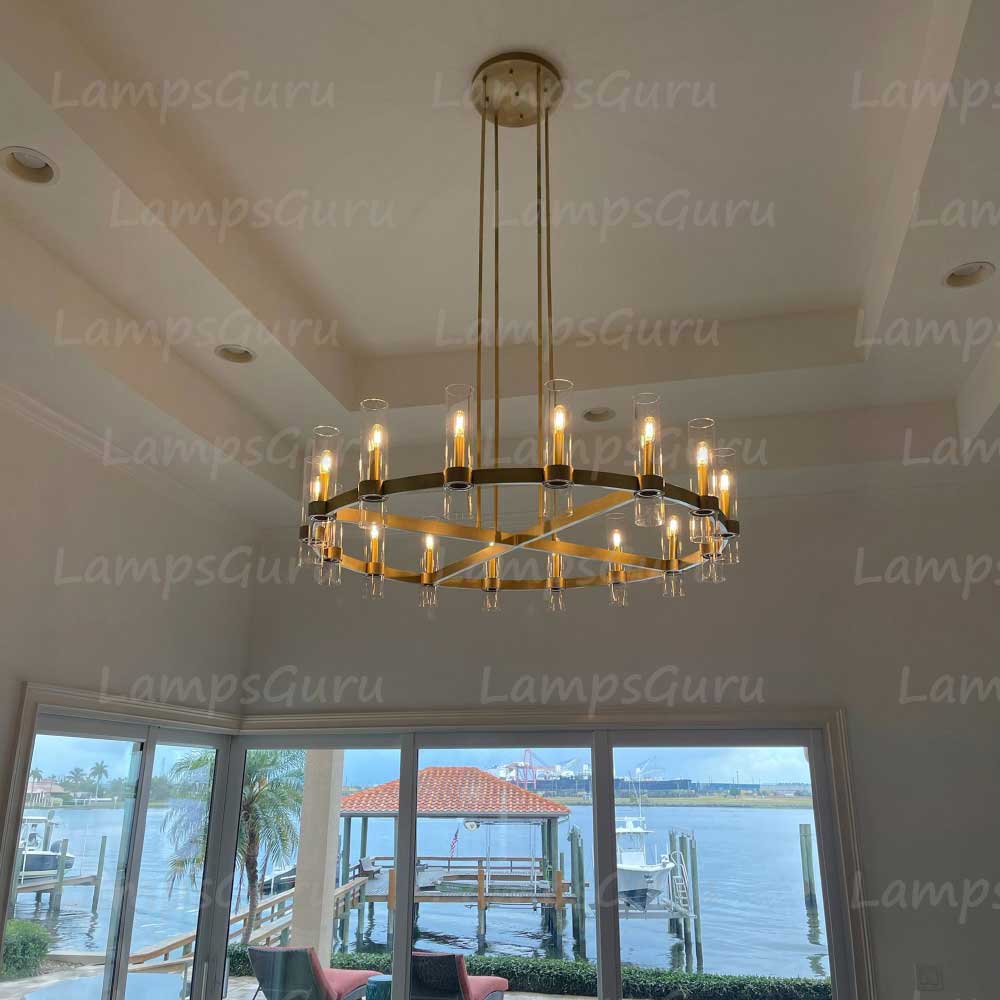 Ravelley Round Chandelier 48"