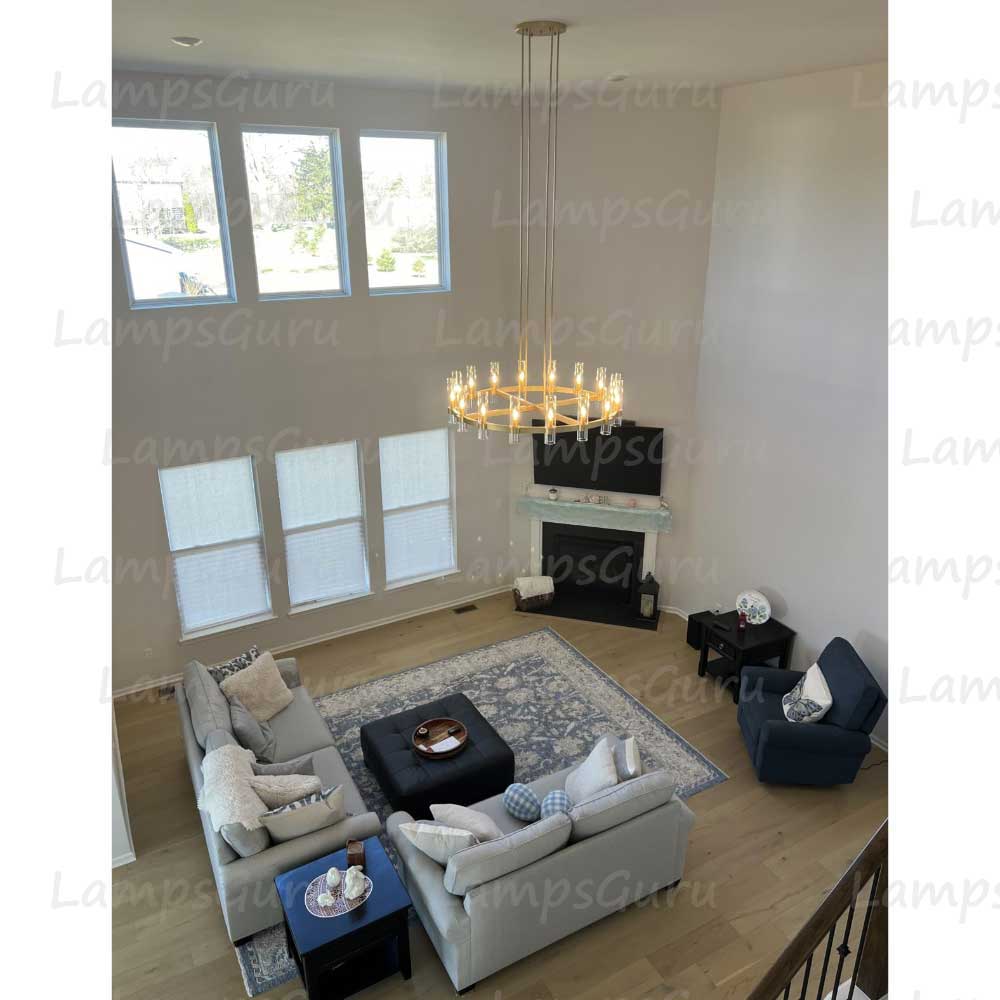 Ravelley Round Chandelier 48"