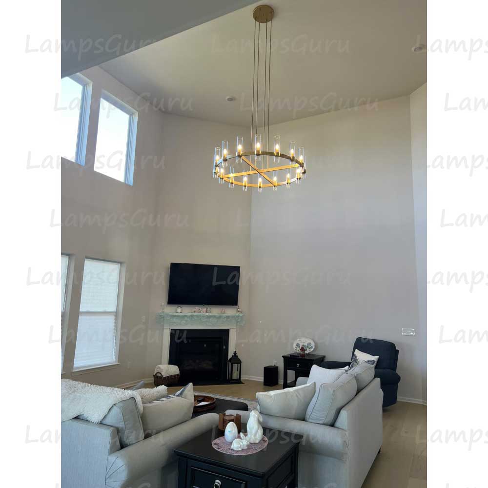 Ravelley Round Chandelier 48"