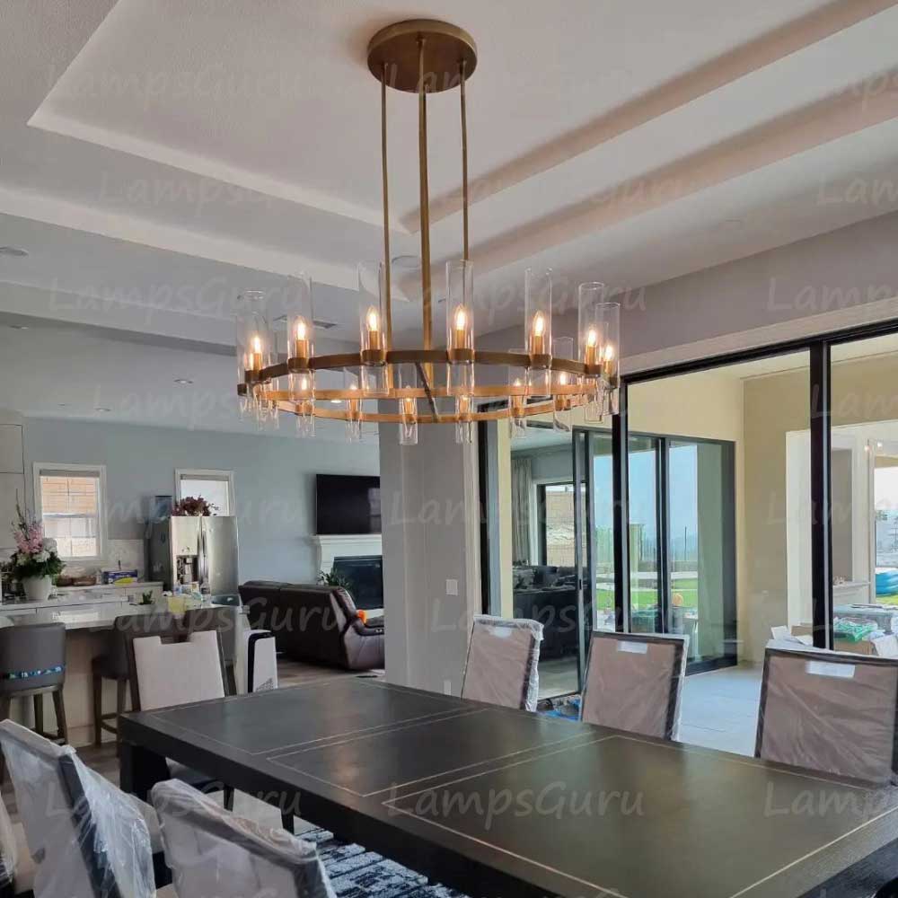 Ravelley Round Chandelier 48"