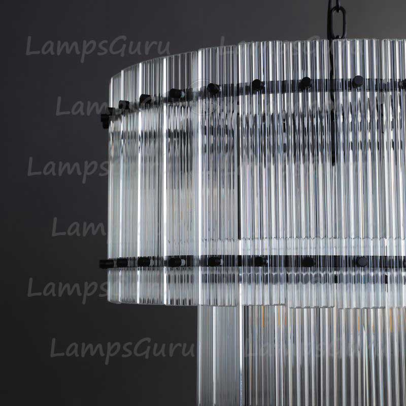 San Marcon Two Tier Round Chandelier 22"