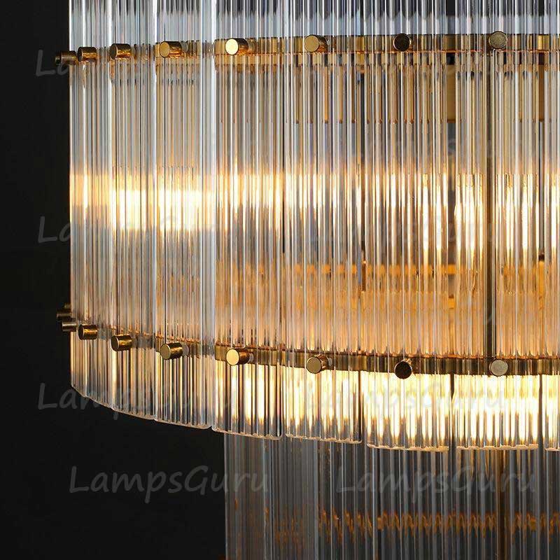 San Marcon Two Tier Round Chandelier 22"