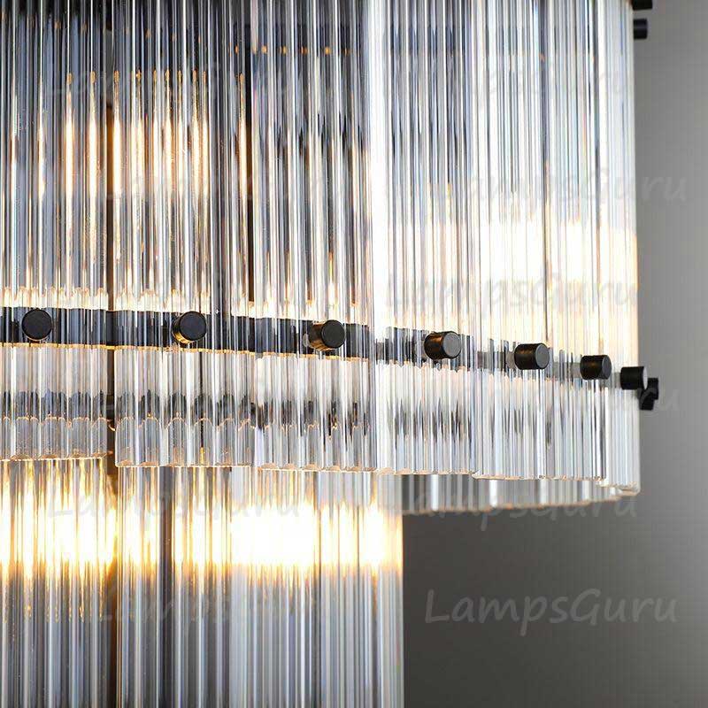 San Marcon Two Tier Round Chandelier 22"