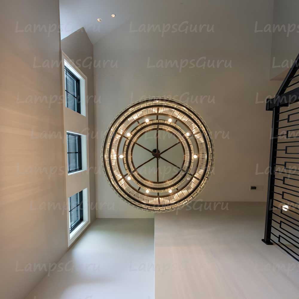 San Marcon 2 Tier Round Chandelier 60"
