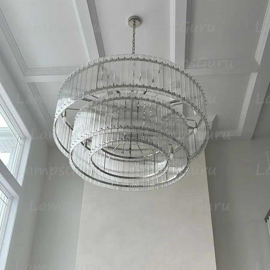 San Marcon 2 Tier Round Chandelier 60"