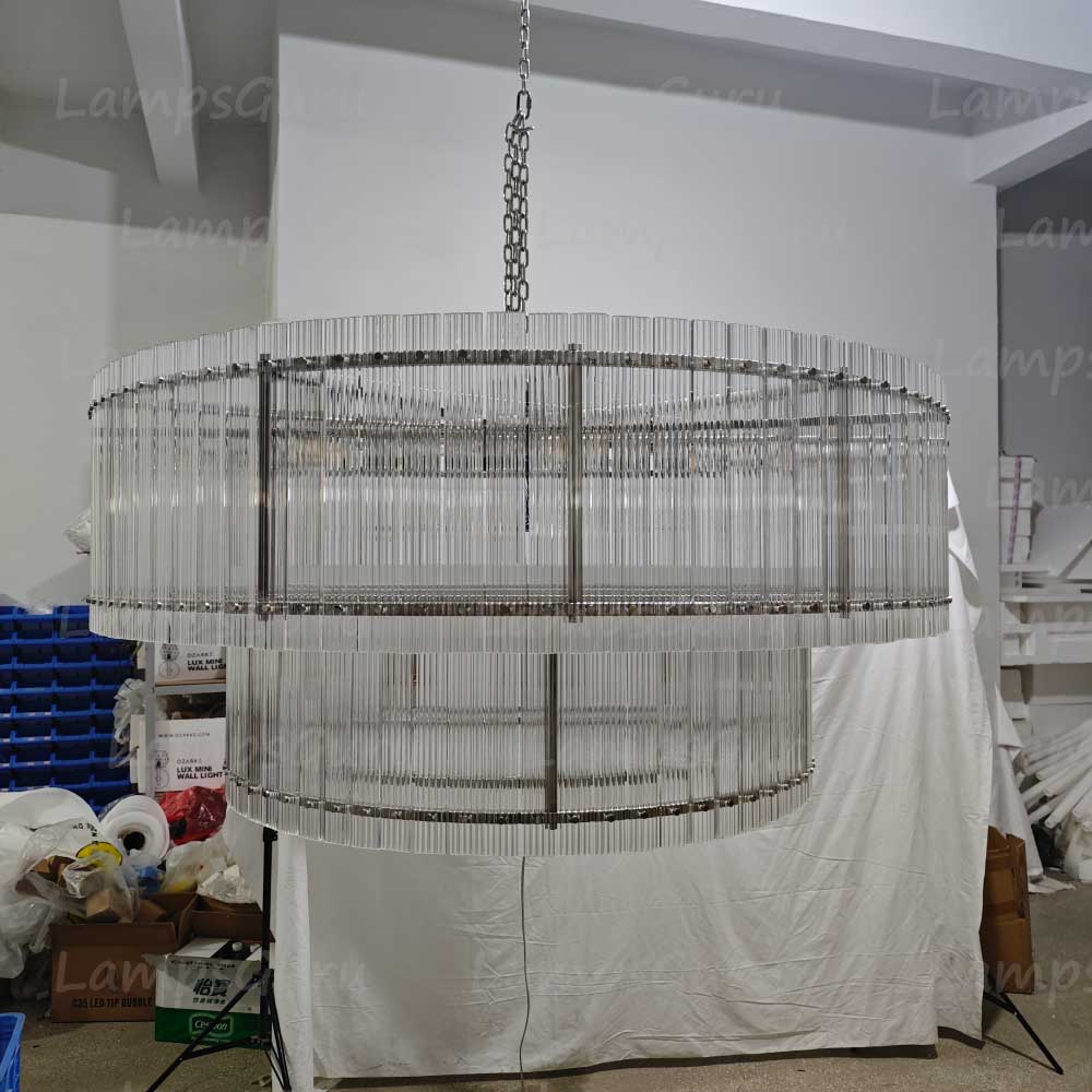 San Marcon 2 Tier Round Chandelier 60"