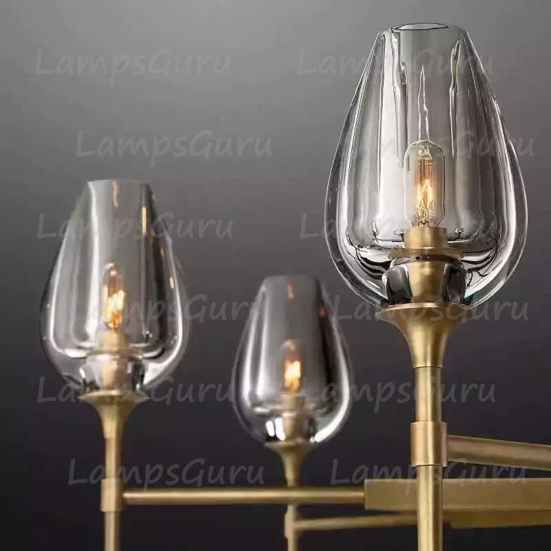 Tulipe Round Chandelier 54"