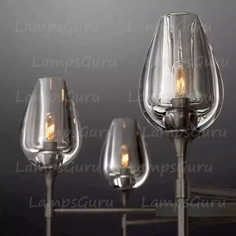 Tulipe Round Chandelier 54"