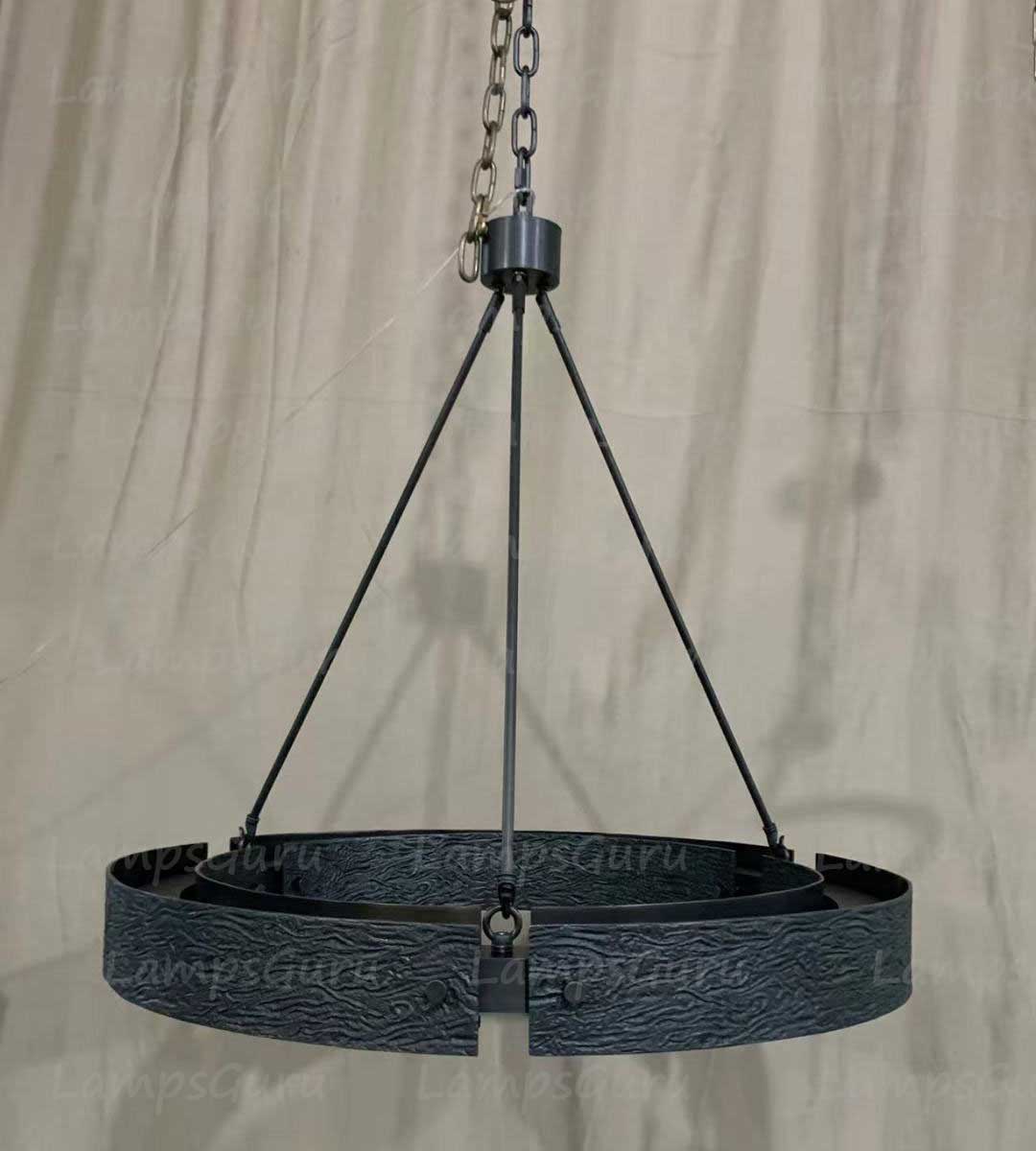 Vouvraya Round Chandelier 48"