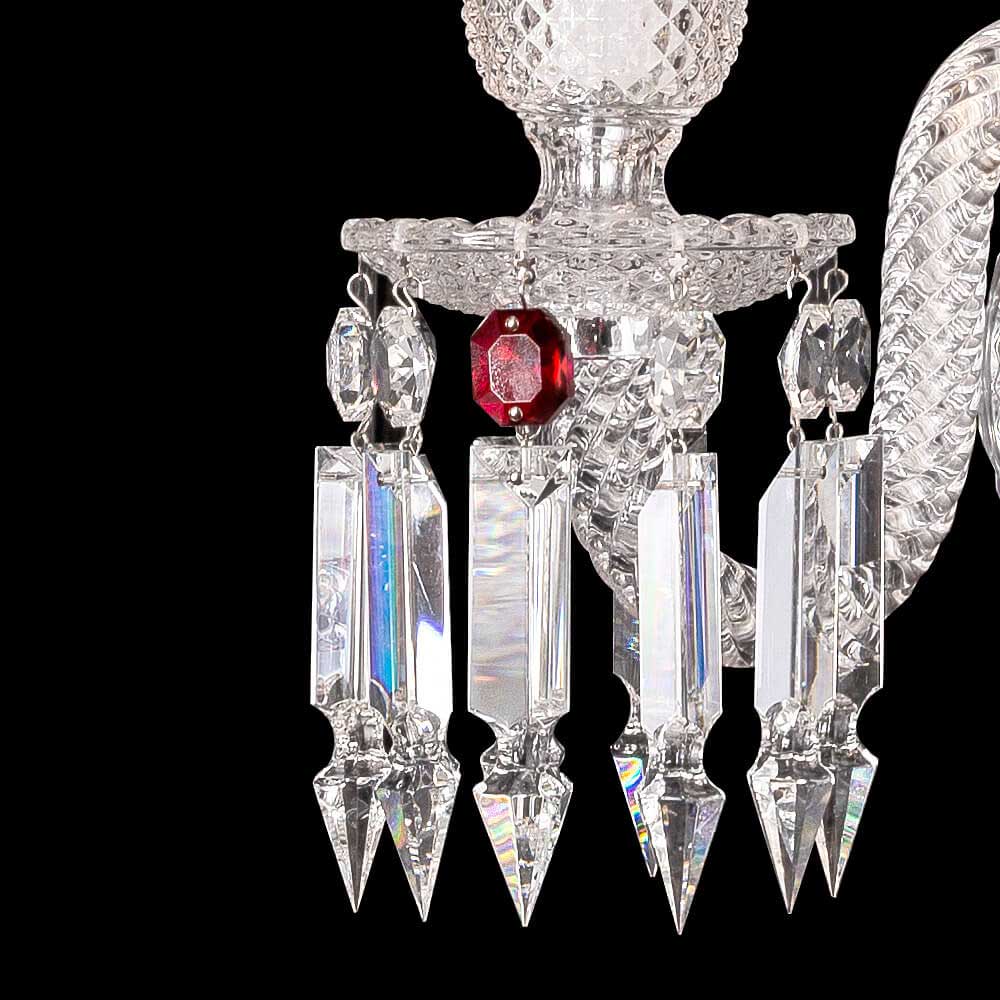 Zenith Bacara Crystal 2-Light Wall Sconce