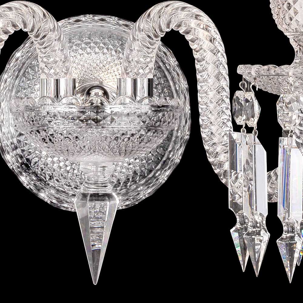 Zenith Bacara Crystal 2-Light Wall Sconce
